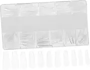 Detachable Fake Nail Tips 500 Pieces Set False Nail Covers Artificial Nail Tips Manicure Nail Pieces Elegant Nail Art Designs