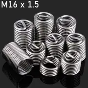 Metric M16 x 1.5 Fine Thread Stainless Steel Thread Repair Inserts Wire Insert