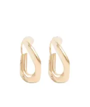 Maison Margiela Logo Number Engraved Earrings One size Yellow
