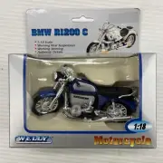 Blue BMW R75/4 Die-Cast 1:18 Scale Motorcycle Welly Toaster Tank
