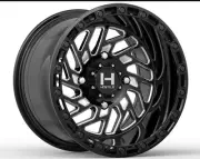 15x8 Hostile UTV H116 Jigsaw Satin Black & Milled Wheel 4x137 (0mm)