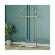 Gold Clothing Rack, Modern Clothes Rack with Marble Base, Heavy-duty Coat Rac...