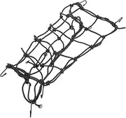 ZUNOXAZ Motorcycle Cargo Net Elastic Bungee Net for Secure Luggage Transport Mesh Carrier for Helmets and Gear Easy Installation Without Tools Reflective Design
