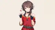 Anime girls simple background megumin kono subarashii Playmat Game Mat Desk