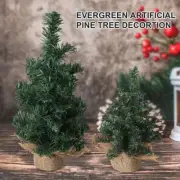 12'' Christmas Tree Xmas Artificial Traditional Pine Mini Small With Stand Table