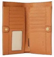 BNIB Oroton Avalon Soft Fold Wallet in Cognac, Cost $169