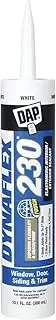 DAP DYNAFLEX 230 Premium Elastomeric Interior/Exterior Sealant: 10.1 fl oz. (White)