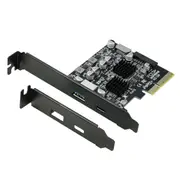 Simplecom EC315 PCIe x4 to 4-Port USB 3.2 Gen II 10Gbps Type-C and Type-A with Front Panel USB 3.0 and USB-C Key-A Expansion Card EC315