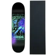 Santa Cruz Skateboard Deck Delfino Devil Mask 8.25" x 31.6" with Grip