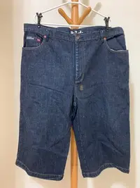 在飛比找Yahoo!奇摩拍賣優惠-衣市藍~BIG TRAIN JEANS 牛仔七分褲 (W42