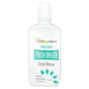 Mild By Nature, Fresh Breath Oral Rinse, No Alcohol, Mild Mint, 16 fl oz (473 ml)