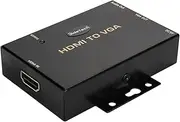 HDMI to VGA Converter with 3.5mm Audio Supports 1080P for PC Laptop Display Computer Mac Projector