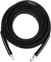 MTM Hydro Kobrajet High Pressure Washer Hose 3/8” 4000 PSI 50’ for Car Wash and Detailing, Pressure Washer Accessories, Black Commercial Grade