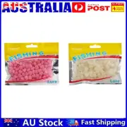 100Pcs Corn Smell Soft Bait Fake Corn Buoyancy Bait Fishing Accessories (Pink) A