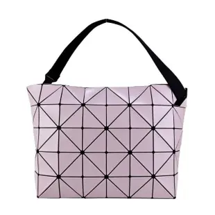 【ISSEY MIYAKE 三宅一生】BAOBAO 6X6亮面雙色手提包(任選)