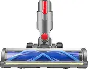 Compatible for Dyson，V10 Slim V12 Slim Hardwood Floor Carpets Attachment with LED Light V Shape Turbo Bristle Brush Cleaner Head