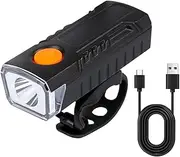 Bicycles Headlight - High Beam Low Beam Cycling Light | Rechargeable Riding Night Light | Multiple Lighting Modes Cycling Headlight | Waterproof Front Headlight | Bright Bikes Light for Night