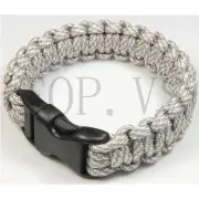 550 Paracord Parachute Cord Military Survival Bracelet Handmade Tool Camping #4