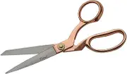 Szco Supplies 8.5” Fatima Heavy-Duty Fabric Tailor Scissors with Rose Gold Finished Handle