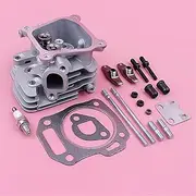 QXWRLD Cylinder Head Assembly GX160 GX200 5.5HP 6.5HP Gasket Carburetor Muffler Bolt Lawn Mower Engine Spare Part Chainsaw Exhaust System