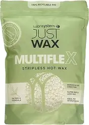 Salon System 700g Just Wax Multi Flex Stripless Wax Brazilian Leg/ Underarm Wax Tea Tree and Calendula
