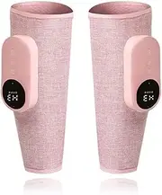 Ro-sin Leg Massager(2PCS), Calf Air Compression Massager with Heat, Portable, 3 Intensities, 3 Modes, Muscle Relaxation, Leg Pain Relief, Pink