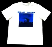BILLIE EILISH (See Back) T-Shirt 2XStoXL Wh Cotton Short Sleeve Primark Licenced