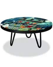 Courtside Market Halloween Collection Ghostly Haunted House Seasonal Table/Riser