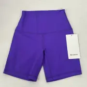 NWT Lululemon Align High Rise Short 6” Atomic Purple Size 4