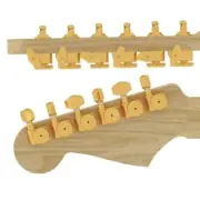 NEW Hipshot for Fender GripLock Staggered LOCKING TUNERS Gold 6K1FEL0G-STAG