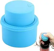 1/6 Pack Soda Saver Cover, Safe and Durable Bottle Pump Caps, Soda Bottle Covers to Keep Fizz, Soda Bottle Saver Stopper, Soda Can Lids Can Covers for Soda, and Energy Drinks, Beach Gadgets