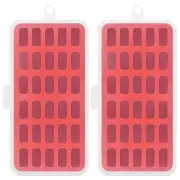 Pack of 2 Plastic Bobbin Storage Case Bobbin Boxes Thread Organizer Holds 60p...