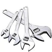Adjustable Wide Open Jaw Wrench Shifter Spanner Set