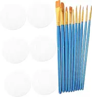 Versatile Paint Palette Set 26pc Brush Watercolor Supplies Acrylic Pallets Mixing Trays for Artists