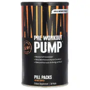 Animal, Pre Workout Pump, Pill Packs , 30 Packs