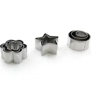 Stainless Steel Reusable Cake Mold Cookie Cutter Set