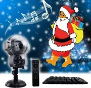 UPODA Christmas LED Snowfall Halloween Waterproof with Remote Control Timer a