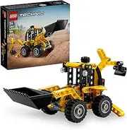 LEGO Technic Backhoe Loader Construction Truck Toy for 7+ Year Old Boys & Girls, STEM Kids Toy with Moving Rear Digger & Backhoe Loader, Engineering Vehicle Building Set for Pretend Play 42197