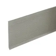 10ft x 6" Baseboard Trim Peel and Stick Flexible Molding Grey Wood Grain