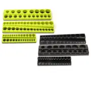 6Pcs Magnetic Socket Holder Organizer Storage Set Magnetic 1/4" 3/8" 1/2" SAE