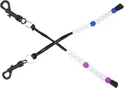 KITANDOVE 2pcs Bead Score Counter for Golfing Lightweight Golf Tool with Buckle Design Present for Golf Lovers Efficient Stroke and Putts Tracker