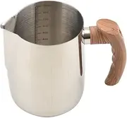 LIFKOME 1Pc Wax Melting Cup with Scale Durable Stainless Steel Candle Melting Holder for DIY Candle Making Capacity Heat Resistant for Melting Wax and Pouring