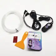 LED Fiber Optic Car Interior Ambient Light Strips App Control Decor Lamp 5M RGB (for: Daihatsu)