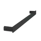 The Gabe 600/800mm Single Towel Rail Matte Black