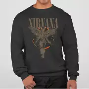 NIRVANA Band - Galaxy In Utero, 90s Vintage Rock Men Sweatshirt 100582