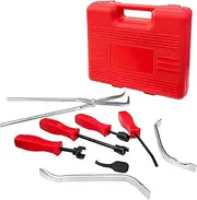 Socpuro 8 Piece Drum Brake Tool Kit, Universal Drum Brake Repair and Adjustment Tool Set, Brake Spring Installer Remover Plier Tools Set for Auto Drum Brakes Systems