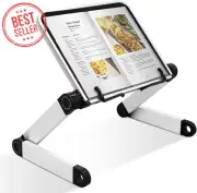 Portable Book Stand Adjustable Angle Height Textbook Tablet Cookbook Holder