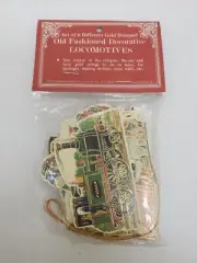 B. Shackman Old Time Autos Hanging Decorations Ornaments Set of Six