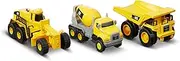 CAT® Construction Die Cast Metal 3 Pack Vehicles - Cement Mixer/Dump Truck/Road Grader for Ages 3+