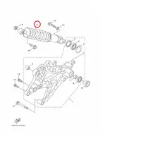 在飛比找蝦皮購物優惠-YAMAHA 原廠FORCE 155 後避震器 後緩衝器 料